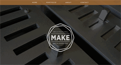 Desktop Screenshot of makearchmetal.com