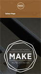 Mobile Screenshot of makearchmetal.com